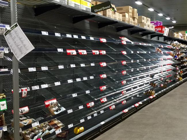 Bread section at Woolworths Mona Vale on Friday, 18 December 2020Picture / Monique Harmer