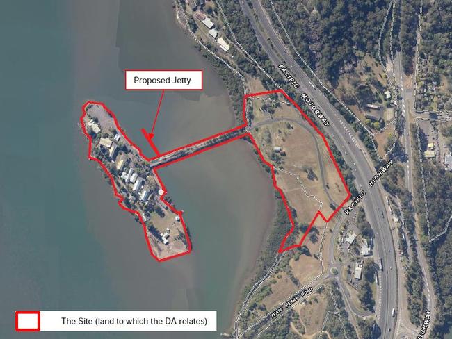 Darkinjung has lodged a DA for the foreshore area, causeway and Peat Island as the first part of its master plan for the entire site. Picture: supplied