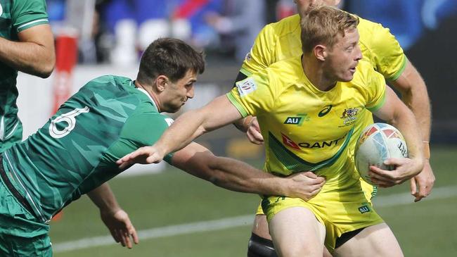 Two years ago Lachie Miller was lacing the boots for the SCU Marlins and Sawtell Panthers and now is on track to become an Olympian. Picture: Ringo H.W. Chiu