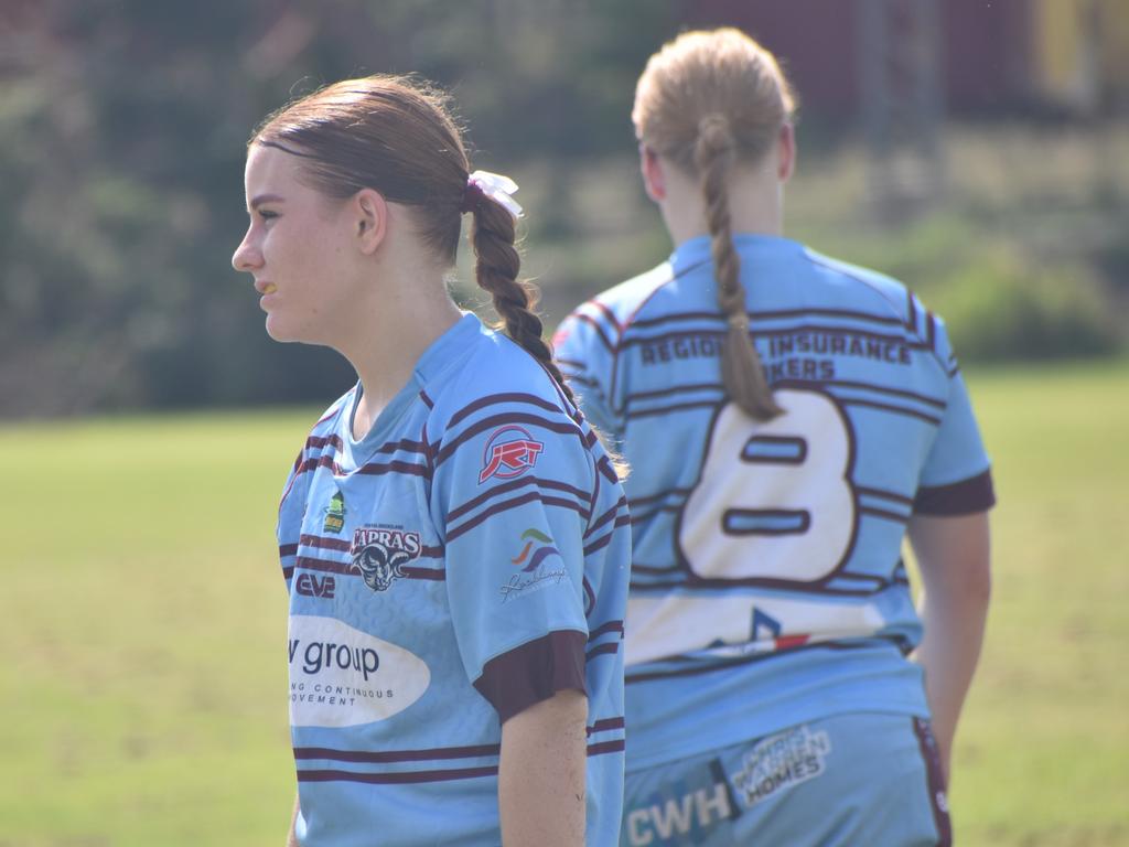 CQ Capras under-17 girls intra-squad trial game at Kettle Park, Rockhampton, on January 19, 2025.