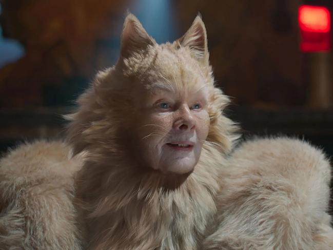 Judi Dench, as Old Deuteronomy, in the film Cats. Picture: Universal Pictures/Everett