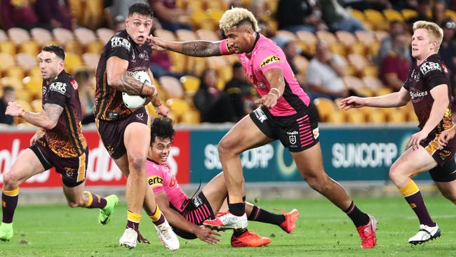 Jordan Riki has already proved a handful for NRL defences. Digital image by Jason O’Brien - NRL Photos