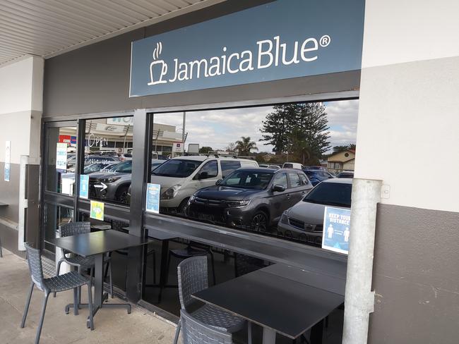 Police are appealing for public assistance following a double robbery at Jamaica Blue Cafe and Dollars and Sense. Photo: Holly Cormack.