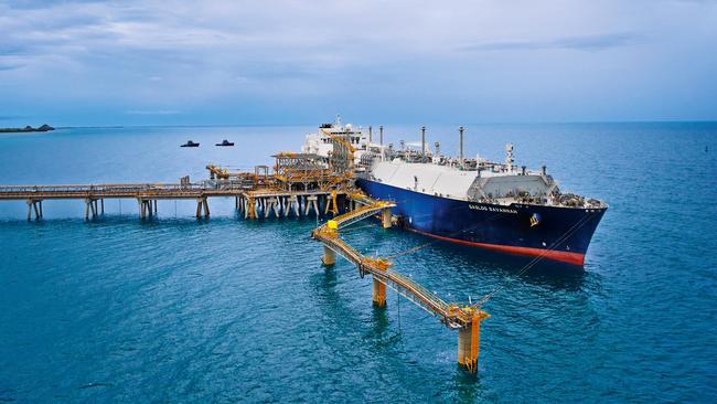 PNG LNG Project export jetty located outside Port Moresby.