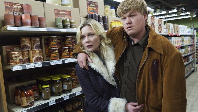 Kirsten Dunst and Jesse Plemons in Fargo.