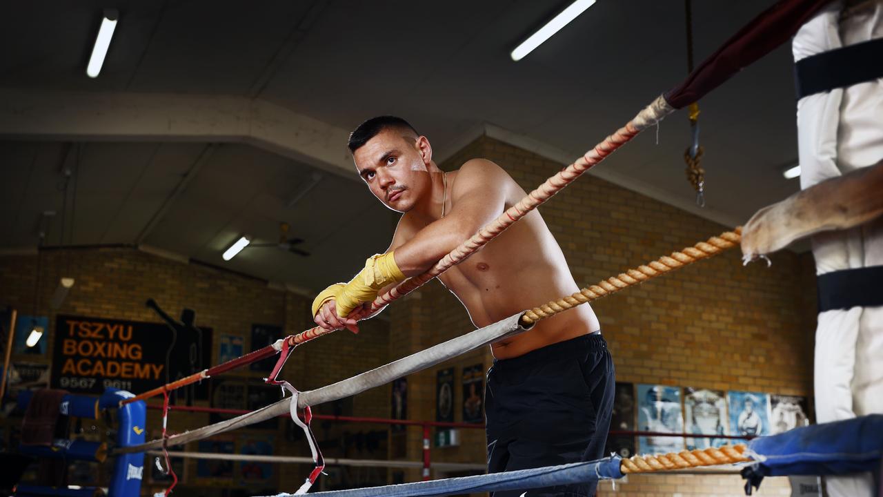 Tim Tsyzu at his gym at the PCYC in Rockdale. Picture: Richard Dobson