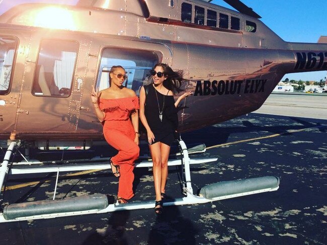 Coachella 2016 on social media... Melanie Brown (left). Picture: Instagram