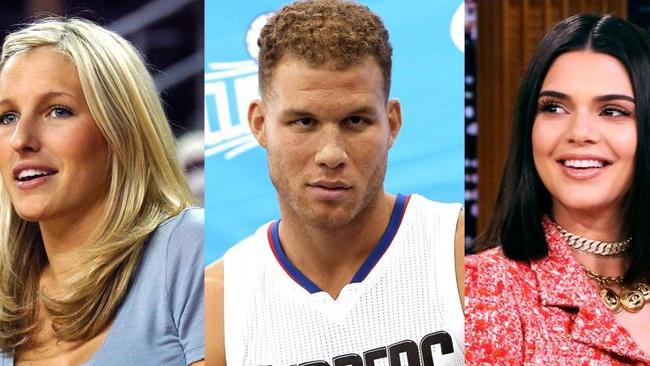 Brynn Cameron, Blake Griffin and Kendall Jenner.