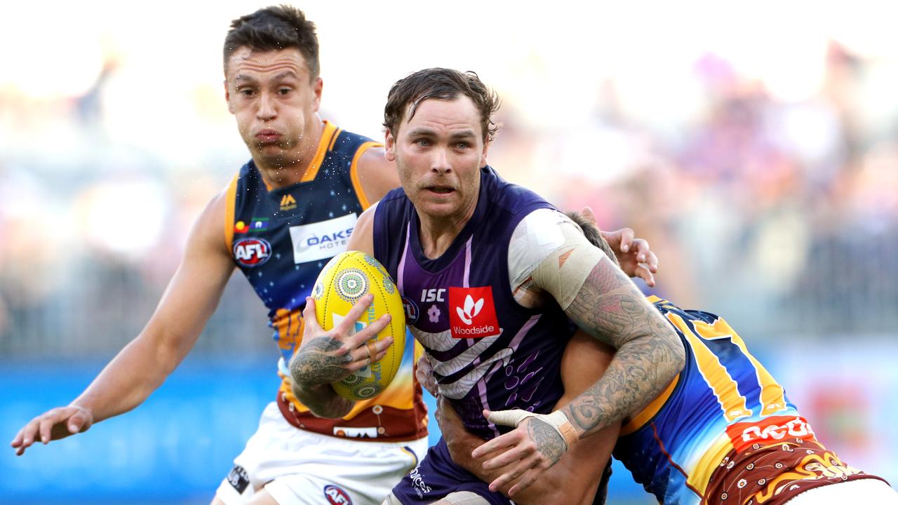 Nathan Wilson of the Dockers had an excellent game against the Lions, and looms as a solid POD