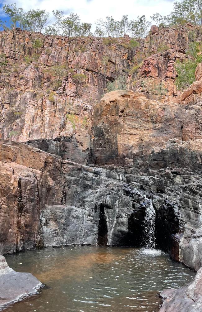 A new walking track is slated to connect to the gorge’s top pool for swimming. Picture: Annabel Bowles