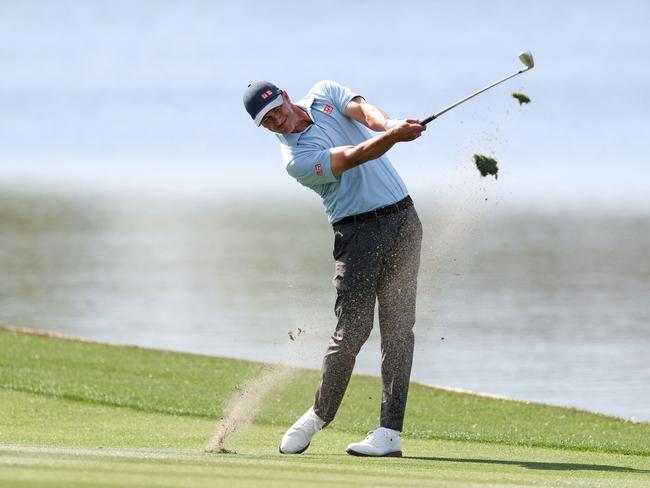 Adam Scott has missed the cut at the Players Championship. Picture: Richard Heathcote/Getty Images/AFP