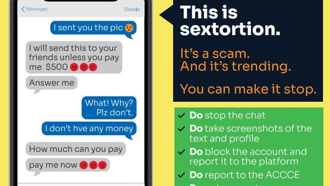 The growing trend of sextortion is worrying NSW Police.