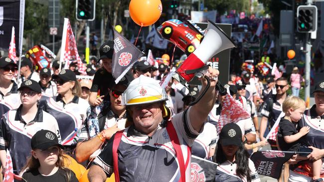 A previous Brisbane Labour Day March. Picture: Liam Kidston