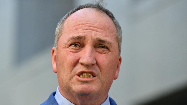 Barnaby Joyce has made no secret of his ambition to take back leadership of the Nationals. Picture: AAP/Mick Tsikas