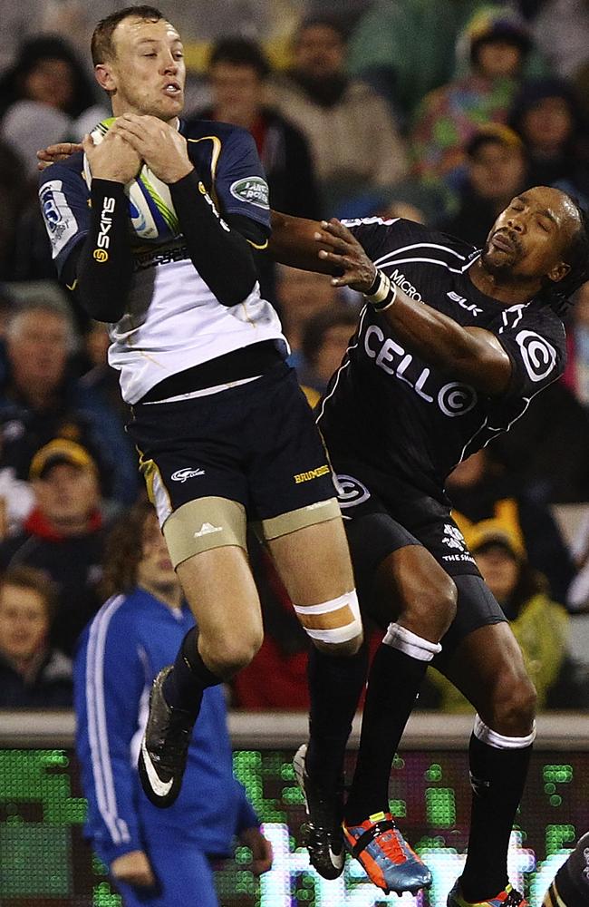 Jesse Mogg in action for the Brumbies last weekend.