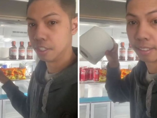 Why are people putting toilet paper in the fridge?