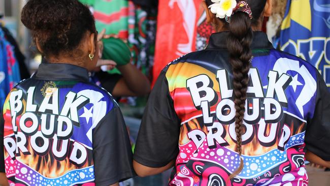 Families of NRL Cowboys House students came together to share stories, cultural activities, dancing and traditional food as part of the Indigenous boarding facility’s NAIDOC celebrations in Townsville at the weekend. Picture: Supplied