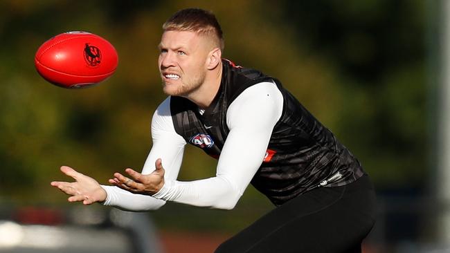 Jordan De Goey is in the form of his career as he negotiates a new deal at Collingwood. Picture: AFL Photos/Getty Images