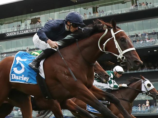 SYDNEY, AUSTRALIA - MARCH 08: James McDonald riding Wodeton was beaten in Race 4 Darley Todman Stakes during Sydney Racing at Royal Randwick Racecourse on March 08, 2025 in Sydney, Australia. (Photo by Jeremy Ng/Getty Images)