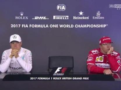 Bottas, Raikkonen sitting like a couple of stunned mullets.