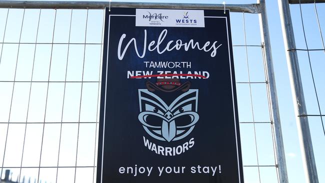 The Warriors will call Tamworth home for the next two weeks.