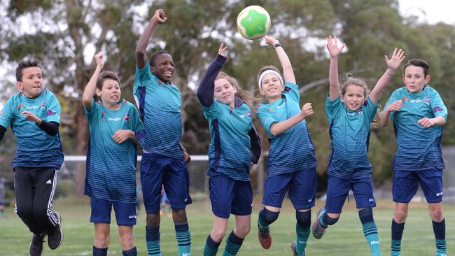 Maroondah United soccer club are the winners of this year’s Leader Local Grant. Picture: Chris Eastman