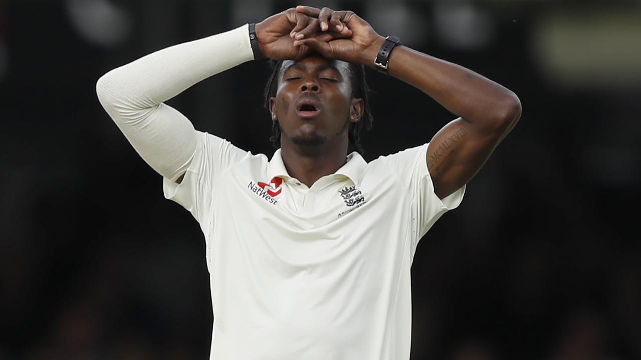 Jofra Archer came under criticism for his reaction after felling Steve Smith at Lord’s