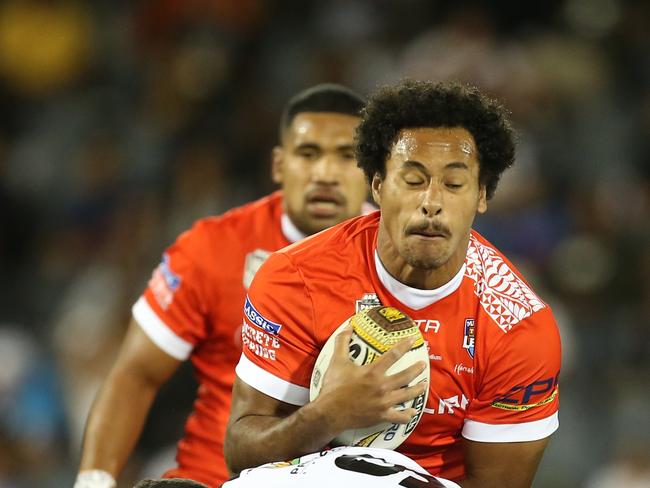 Felise Kaufusi has confirmed he plans to play for Tonga at the World Cup. Picture: AAP Image/Craig Golding