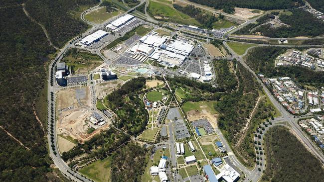 Aerial view of Springfield, Ipswich Queensland
