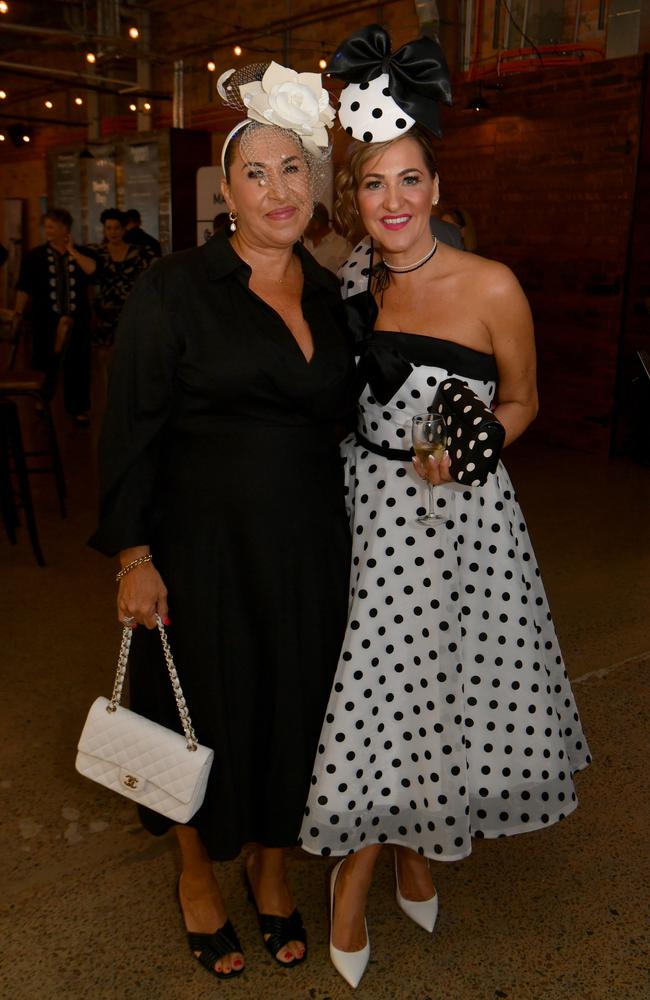 Derby Day celebrations at Flinders Lane. Eleni Millios-Hullick and Renee Catalano. Picture: Evan Morgan