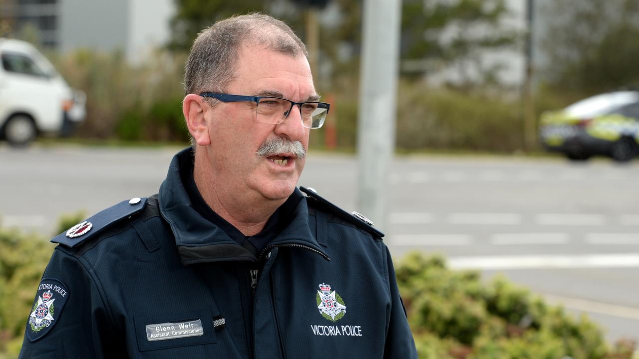 Assistant Commissioner Glenn Weir said police were ‘really concerned’. Picture: Andrew Henshaw