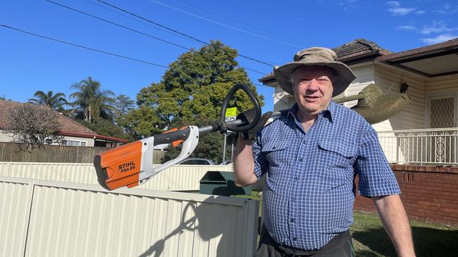 Tony Hanrahan has lived at Houison St, Westmead, for more than 50 years.