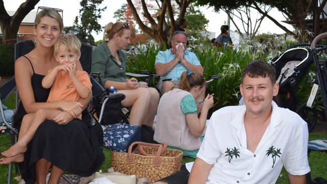 The Ives family enjoy their time at the 2023 Buderim Community Carols.