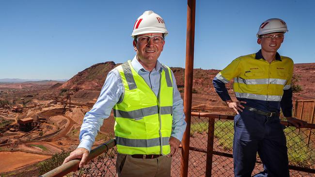 The booming mining sector has helped for WA Premier Mark McGowan and his state’s finances. Picture: Colin Murty