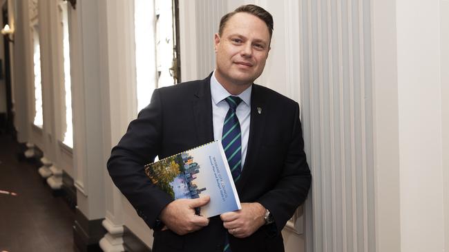 Brisbane Lord Mayor Adrian Schrinner. Picture: News Corp/Attila Csaszar