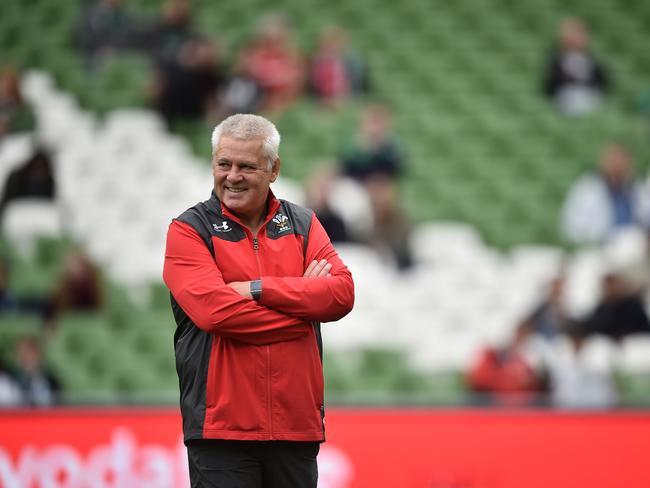 DUBLIN, IRELAND - SEPTEMBER 07: Wales coach Warren Gatland during the Guinness Summer Series match between Ireland and Wales at Aviva Stadium on September 7, 2019 in Dublin, Ireland. (Photo by Charles McQuillan/Getty Images)