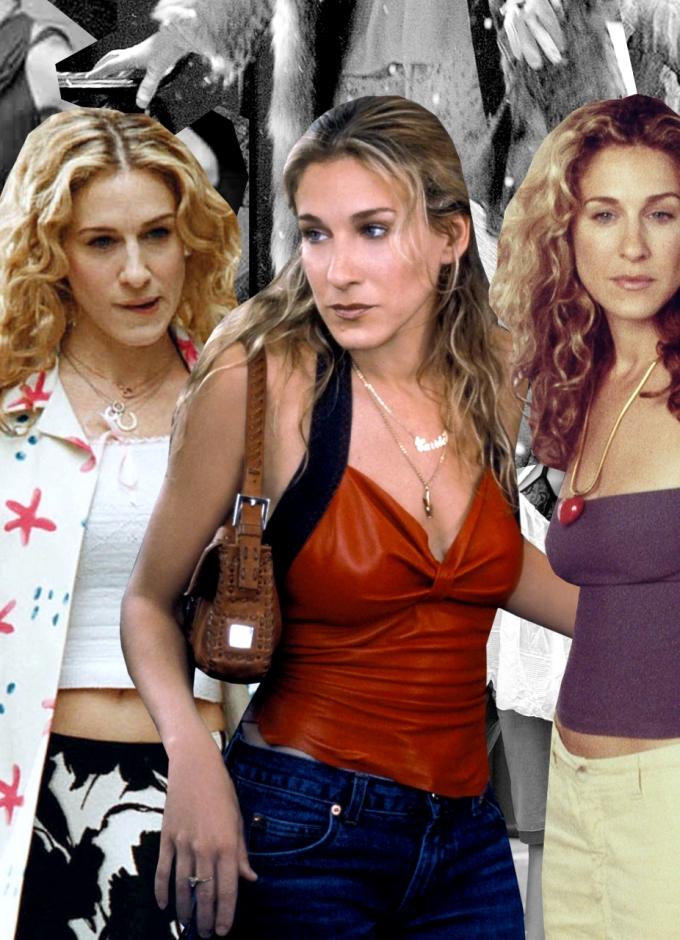 Carrie Bradshaw's Work-From-Home Outfits on Sex and the City