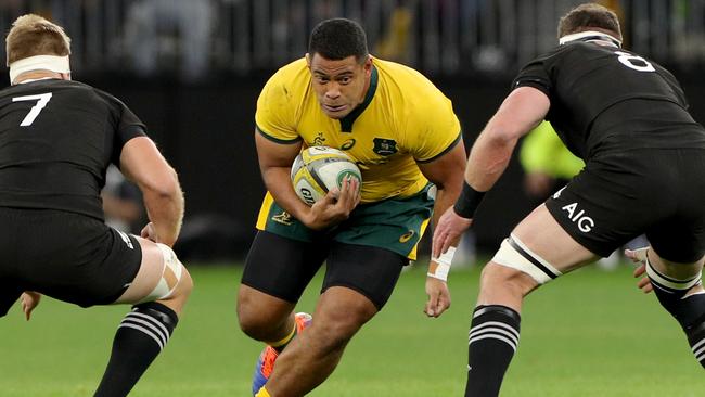 Wallaby prop Scott Sio’s father David played for Samoa at the 1991 Rugby World Cup. Picture: AAP