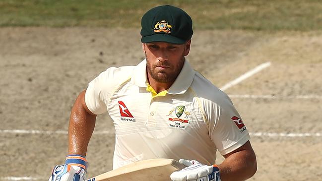 Aaron Finch has looked the part in the Test arena. Picture: Getty Images