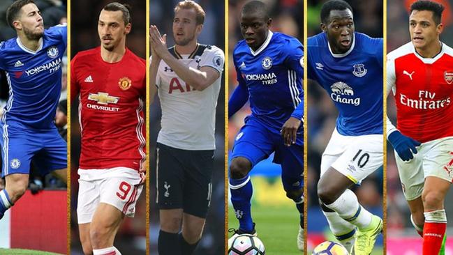 The nominees for the PFA Player of the Year award.