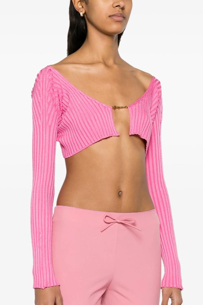 Jacquemus La Maille ribbed shrug cardiganSHOP NOW FROM $328