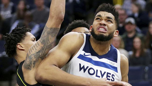 Minnesota Timberwolves forward Karl-Anthony Towns had an impressive night.