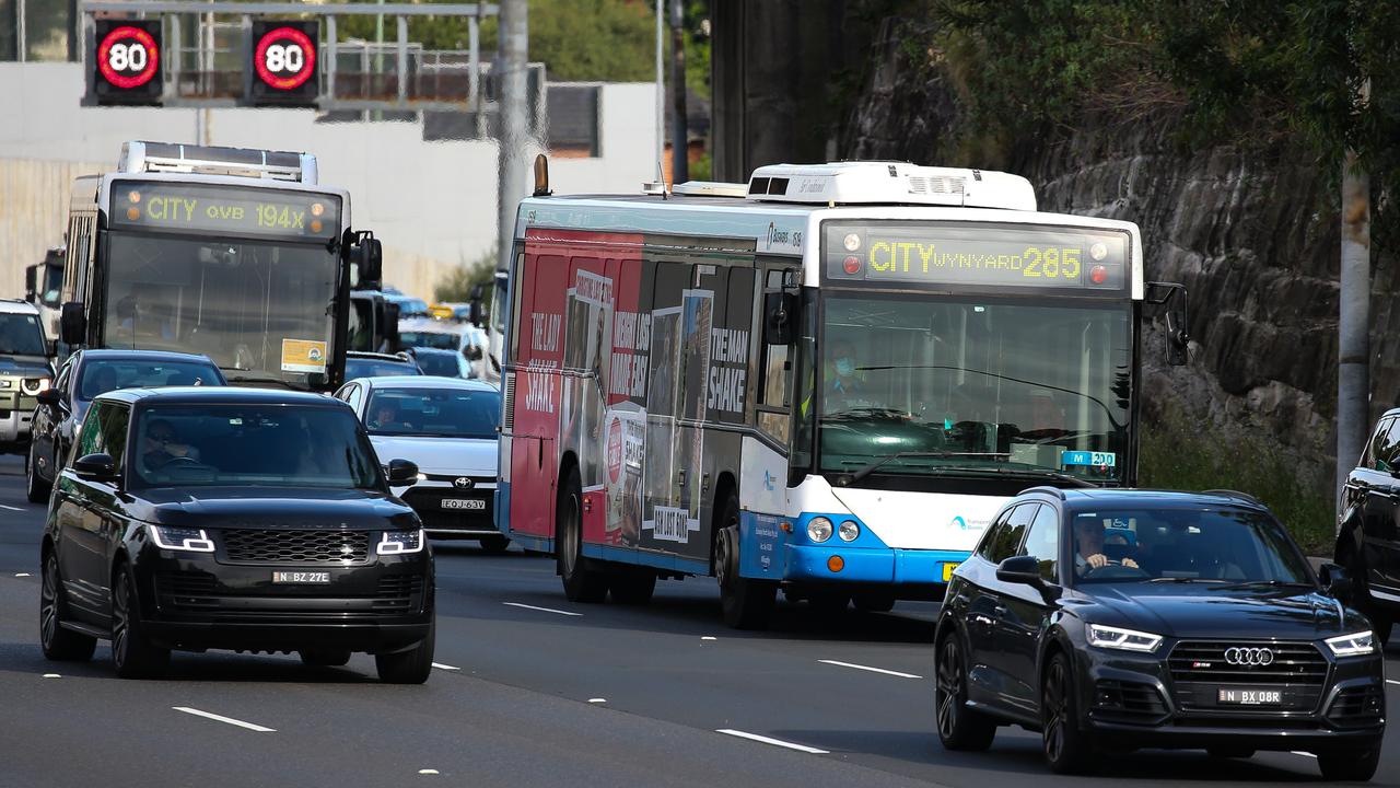 Bus drivers in region 6 are walking off the job from 4am to 7am and 2.30pm to 5.30pm. Picture: NCA NewsWire / Gaye Gerard