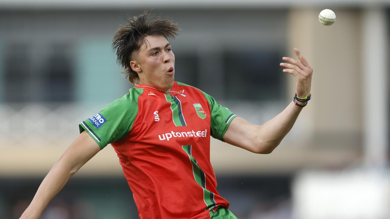 Leicestershire's Josh Hull. Photo by Nigel French/PA Images via Getty Images