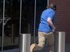Dramatic scenes as alleged child groomer sprints from court