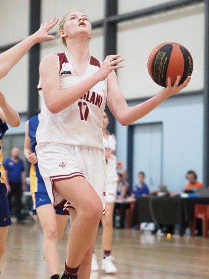 Gold Coast basketball junior Jess Petrie. Picture: SUPPLIED