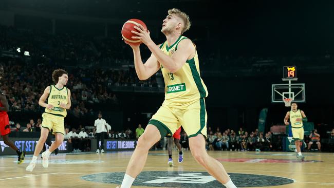 The loss of Landale will be a significant challenge for the Boomers. (Photo by Kelly Defina/Getty Images)