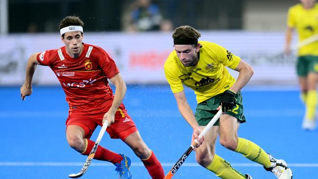 Flynn Ogilvie is one of the experienced Kookaburras who will face New Zealand. Picture: WorldSportPics/Frank Uijlenbroek