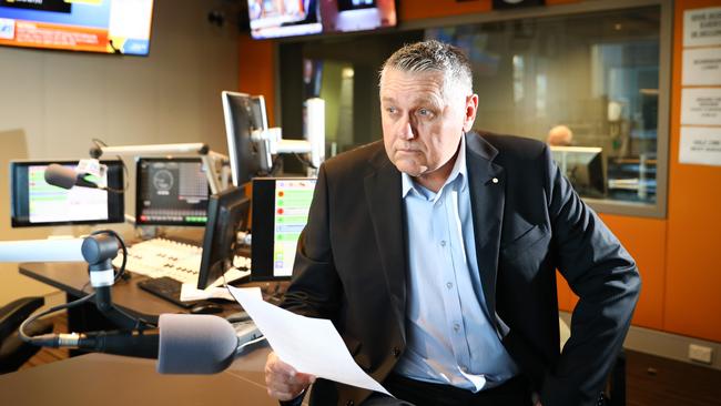 Ray Hadley has thank listeners of 2GB after another winning ratings. Picture: Renee Nowytarger / The Australian