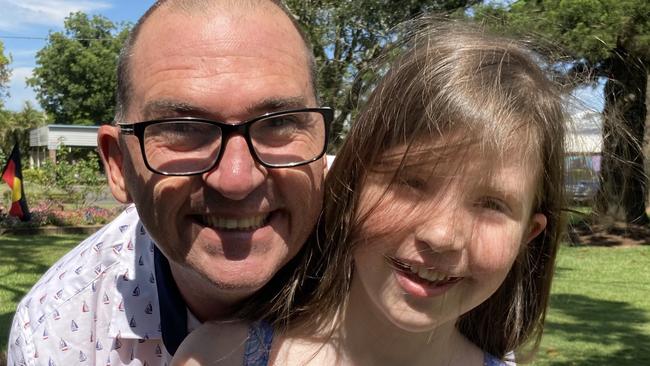 Bruce and Emily Devereaux at Gympie's 2023 Australia Day Awards ceremony at Memorial Park on Thursday January 26, 2023.